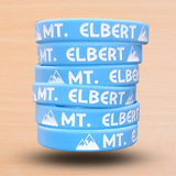 Peak Silicone Wristband