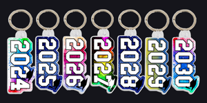 Grad Year Keychain