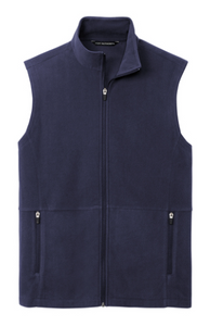 Teacher/Staff Men's Navy Blue Soft Fleece Vest