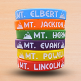 Peak Silicone Wristband
