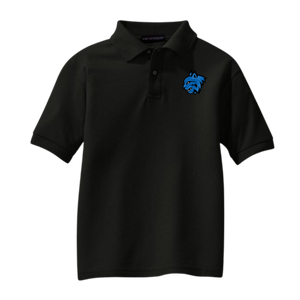 Embroidered Uniform Polo (Black)