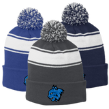 Sport-Tek Stripe Pom Beanie