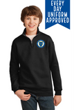 1/4 Zip in Black