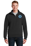 1/4 Zip in Black
