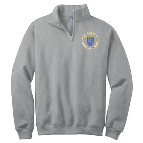1/4 Zip in Grey *Limited Qty. Discontinued by Manufacturer