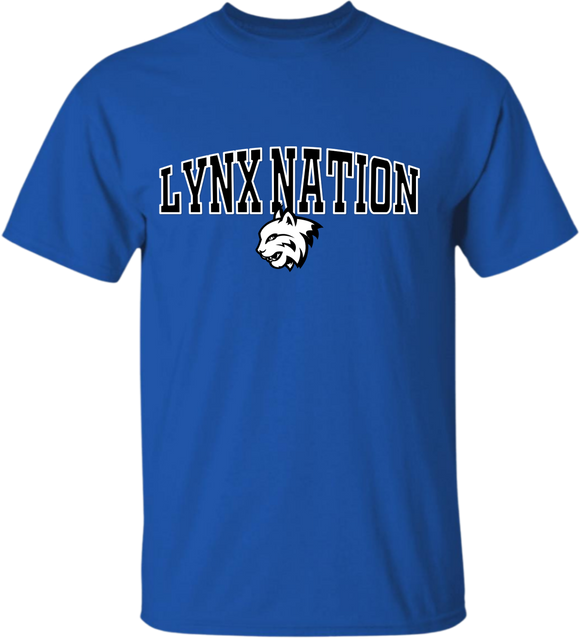 Lynx Nation Cotton/Royal Blue