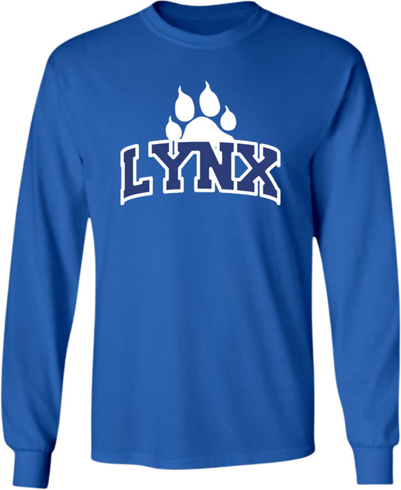 Lynx Paw Cotton/Royal Blue