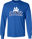 Lynx Paw Cotton/Royal Blue