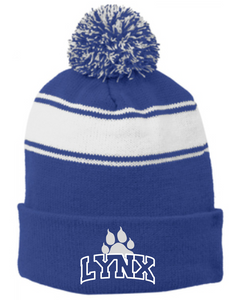 Sport-Tek Stripe Pom Beanie