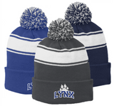 Sport-Tek Stripe Pom Beanie