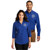 Staff Poplin in Royal