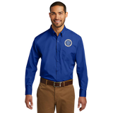 Staff Poplin in Royal